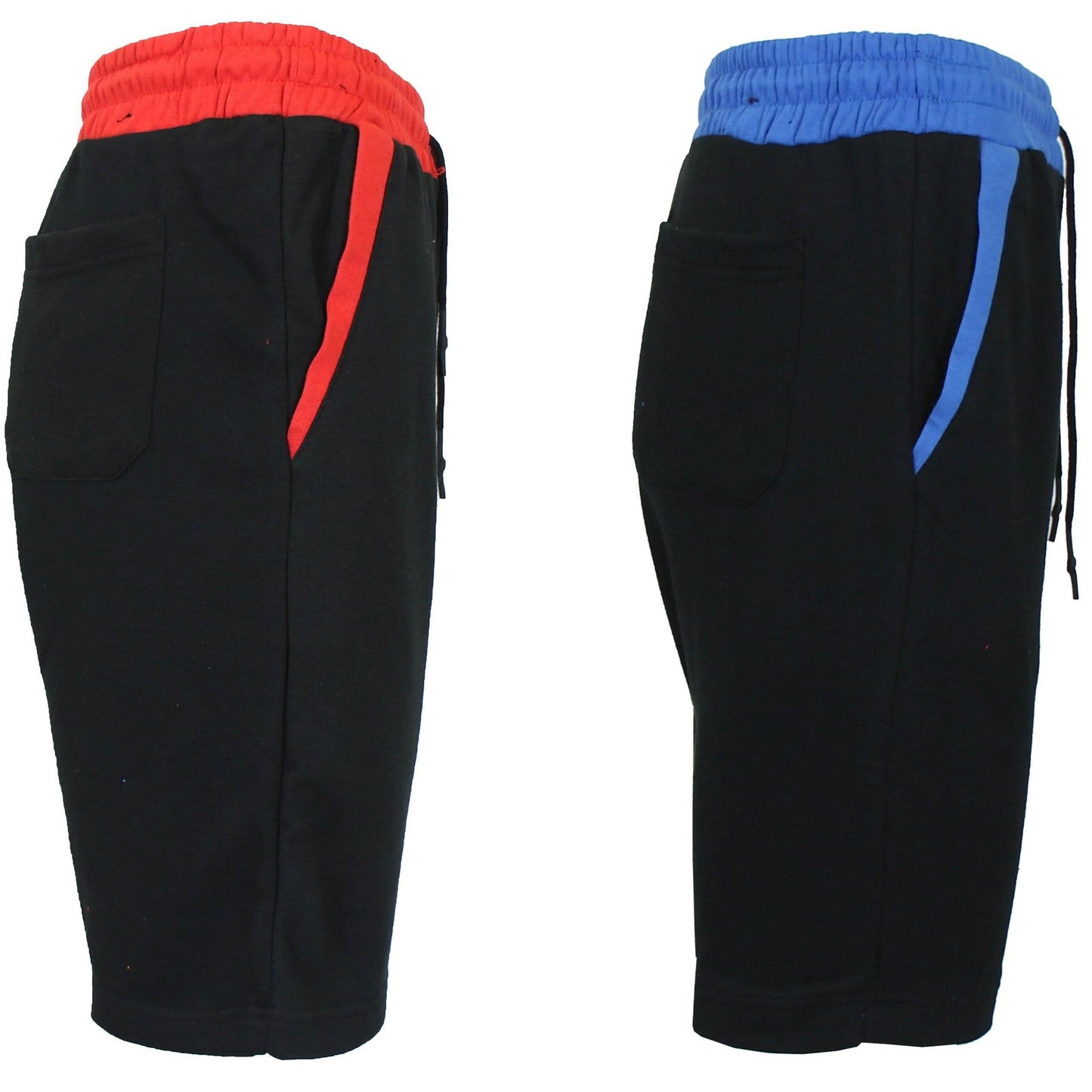 2er-Pack French Terry Joggershorts für Herren mit regulären Taschen