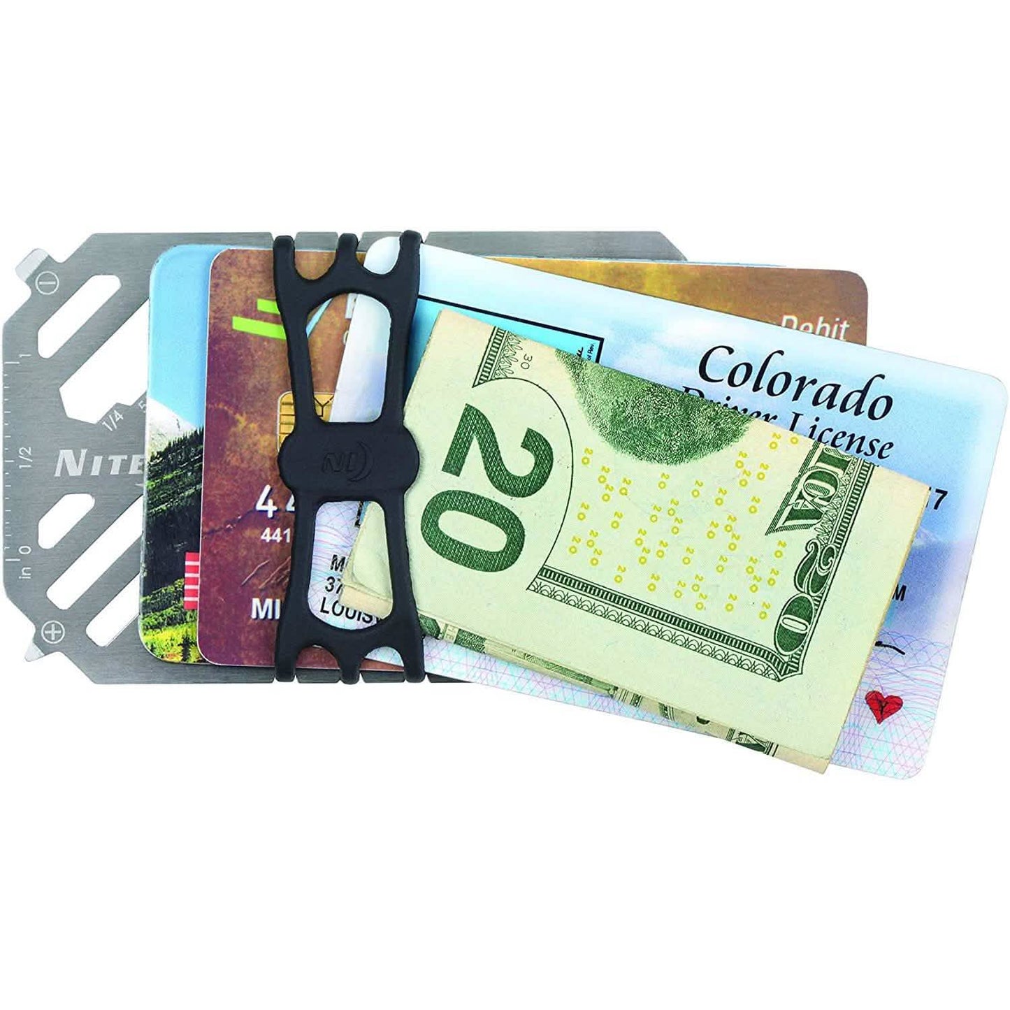 2er-Pack: Nite Ize FMT2-11-R7 Finanz-Multifunktionswerkzeug-Geldbörse