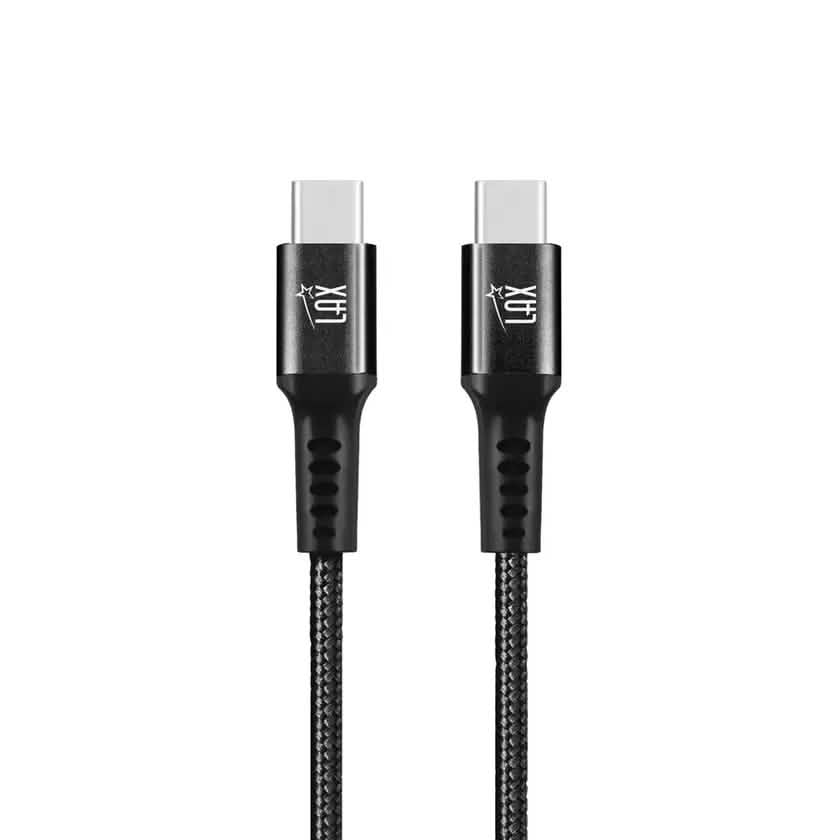 2er-Pack: Nylon-USB-C-auf-USB-C-Kabel, 1,8 m, 60 W