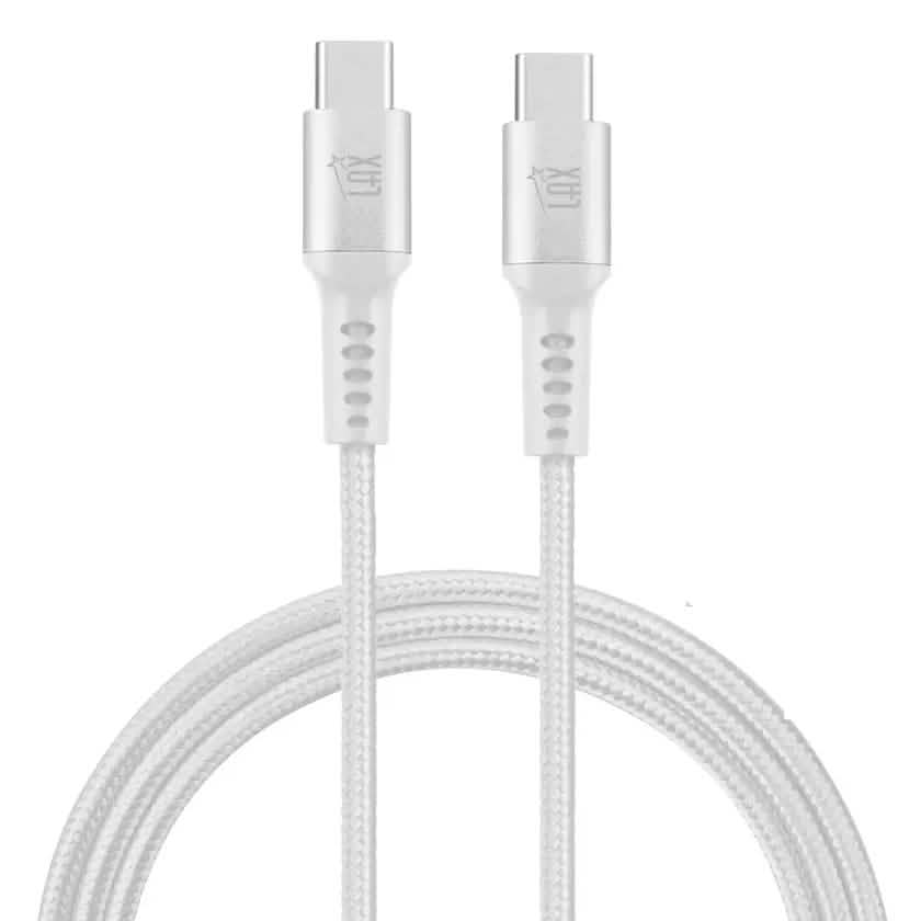 2er-Pack: Nylon-USB-C-auf-USB-C-Kabel, 1,8 m, 60 W