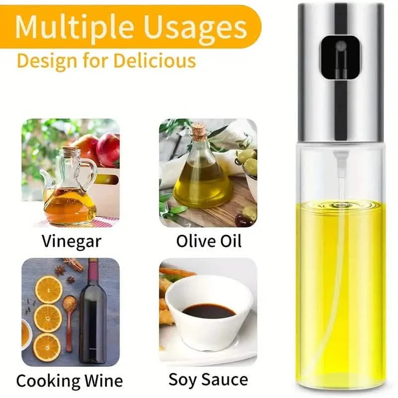 2er-Pack: Olivenöl-Sprühflasche für Kochen, BBQ, Salat, Backen, Braten, Grillen