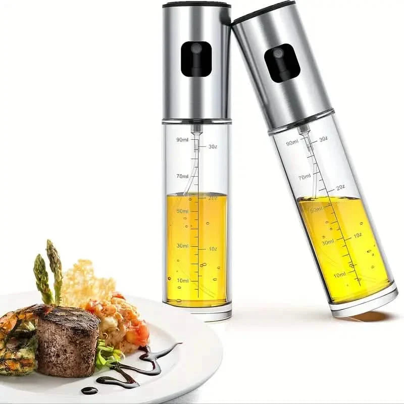 2er-Pack: Olivenöl-Sprühflasche für Kochen, BBQ, Salat, Backen, Braten, Grillen
