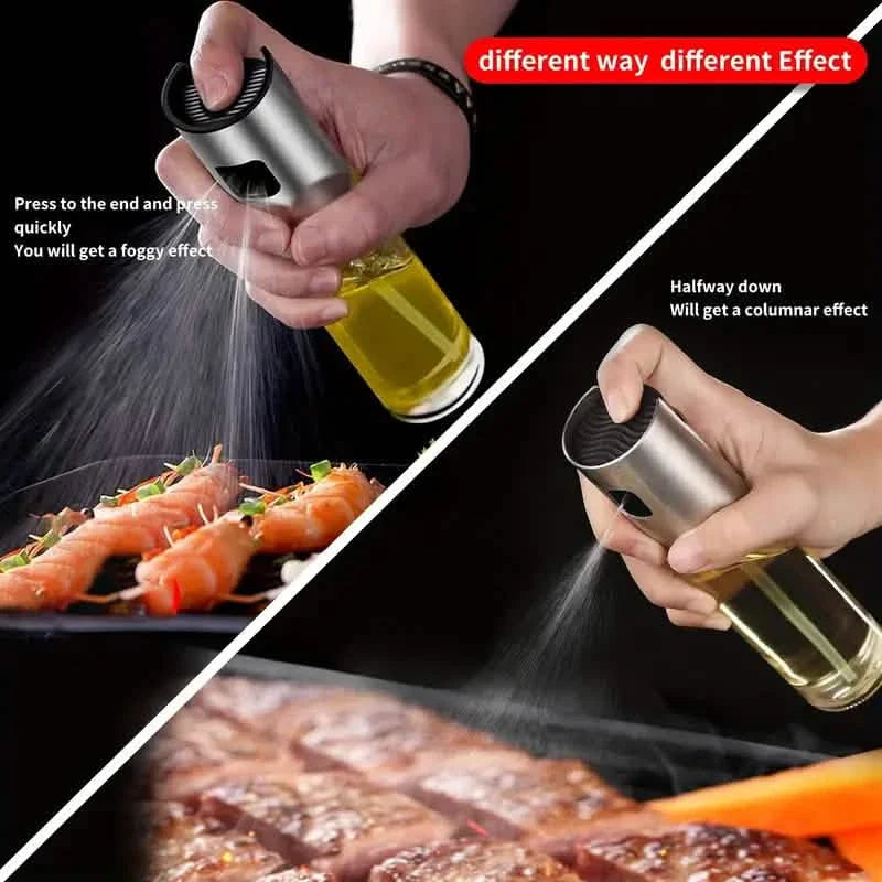 2er-Pack: Olivenöl-Sprühflasche für Kochen, BBQ, Salat, Backen, Braten, Grillen