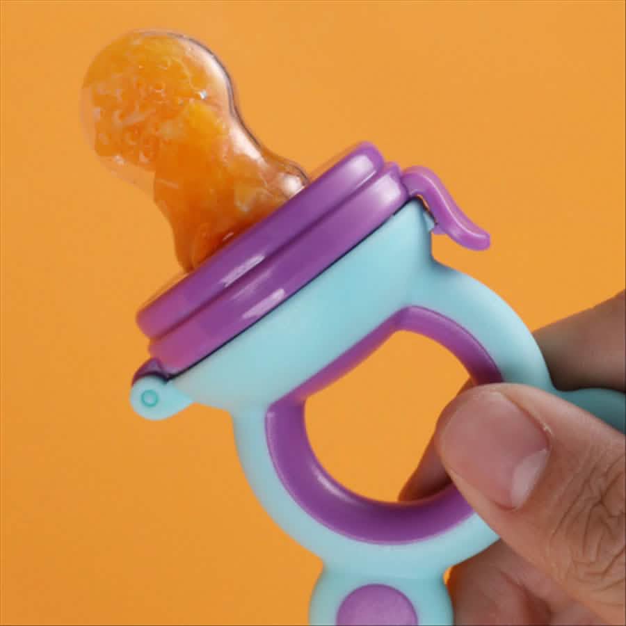 2er-Pack: Schnuller Vulkanisiertes Silikon Baby Obst Feeder