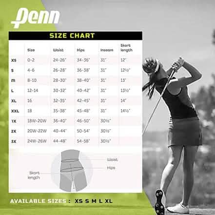 2er-Pack: Penn Damen Sport-Skorts mit Performance-Funktion