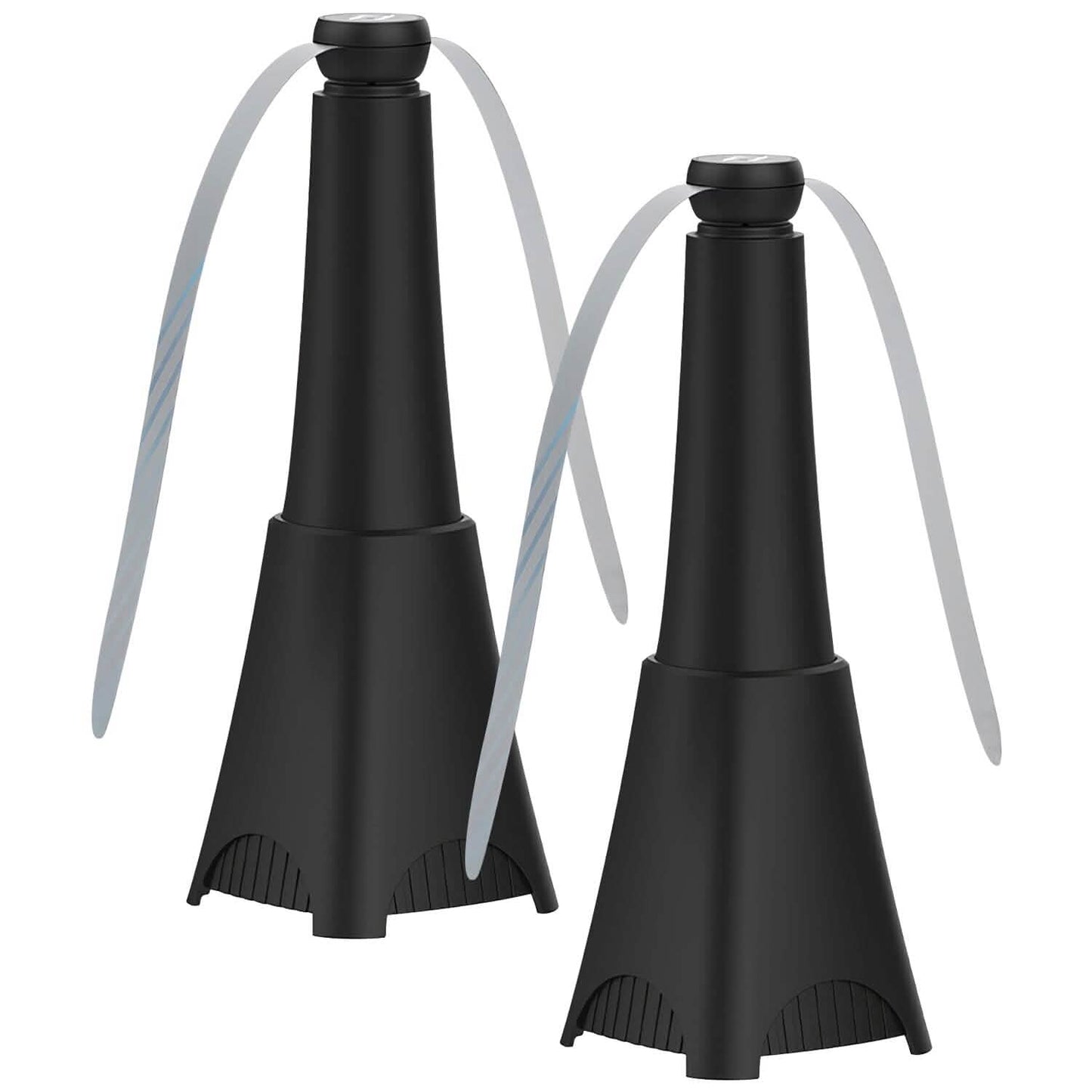 2er-Pack: Tragbarer, reflektierender Fliegenabwehr-Ventilator mit Akku
