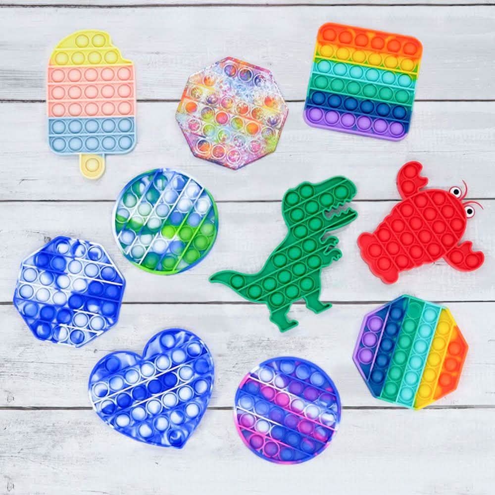 2er-Pack: Push-Pop-Fidget-Anti-Stress-Pads