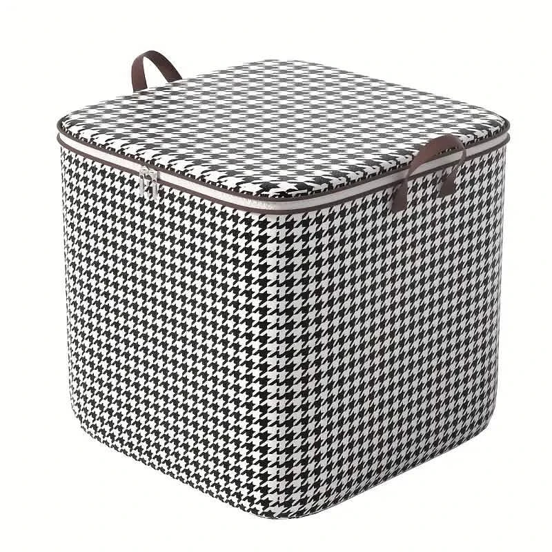 2er-Pack: Bettdecken-Aufbewahrungstasche Organizer Vlies Staubdicht Faltbar Kleiderschrank Platzsparend Tasche