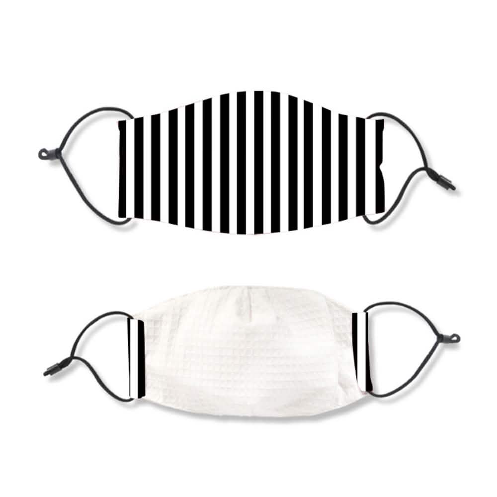 2er-Pack: Wiederverwendbare Gesichtsmaske mit Ohrschlaufen