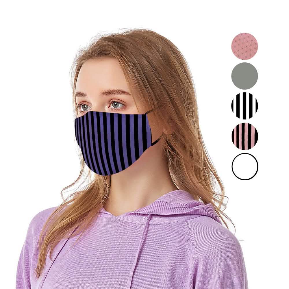 2er-Pack: Wiederverwendbare Gesichtsmaske mit Ohrschlaufen