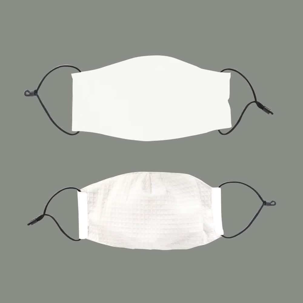 2er-Pack: Wiederverwendbare Gesichtsmaske mit Ohrschlaufen