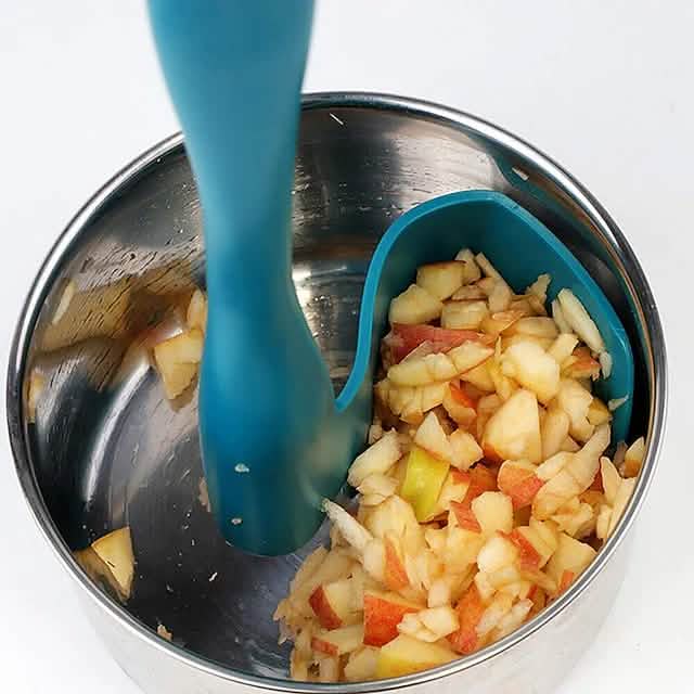 2er-Pack: Drehschaber Rotierender Spatel Schöpfen Portionieren Küchenmaschine