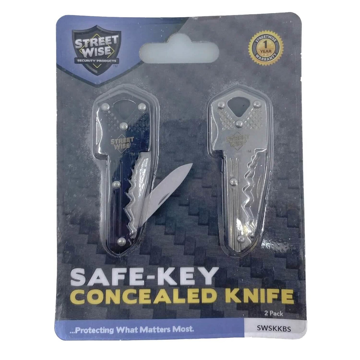 2er-Pack: Safe-Key Verstecktes Messer