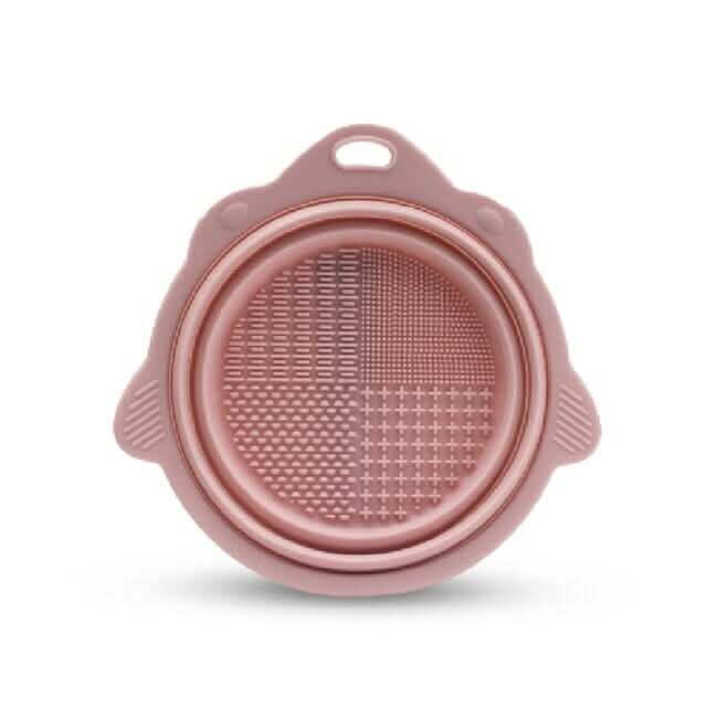2er-Pack: Silikon faltbare Make-up Pinsel Reinigungsmatte
