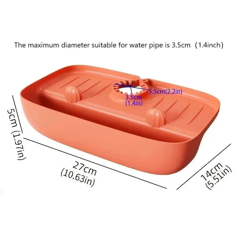 2er-Pack: Spritzschutz für Wasserhähne