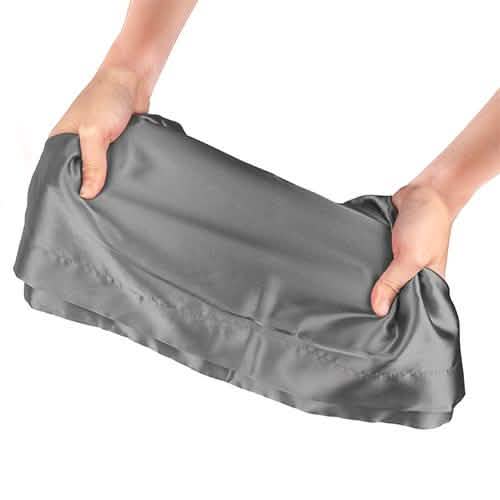 2er-Pack: Weicher Kissenbezug aus Satin
