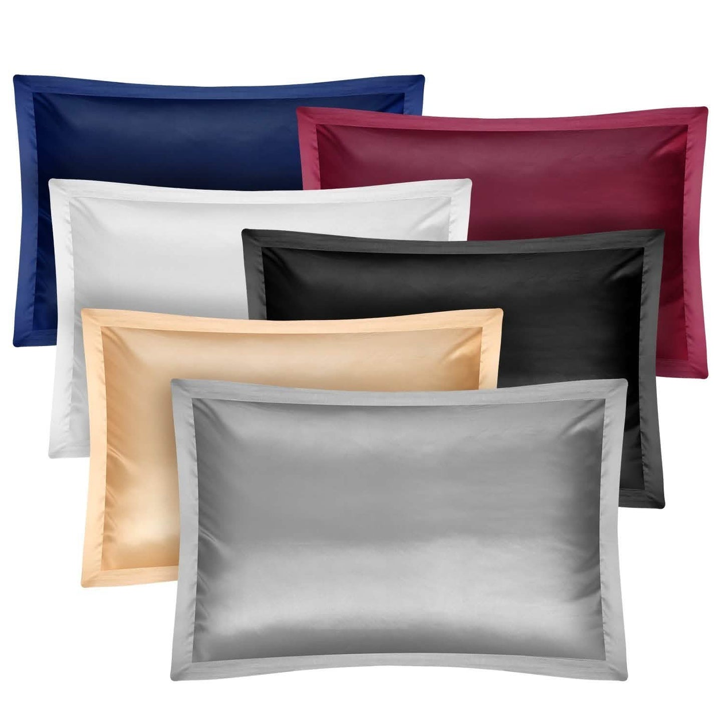 2er-Pack: Weicher Kissenbezug aus Satin