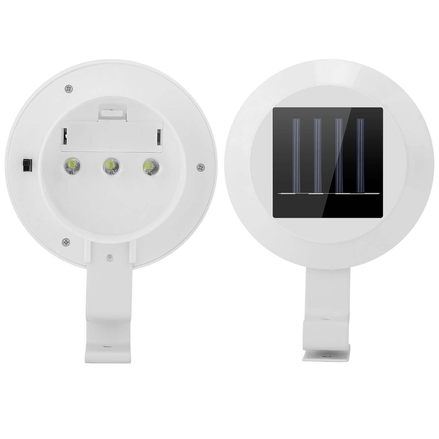 2er-Pack: Solarbetriebene Regenrinnenleuchten