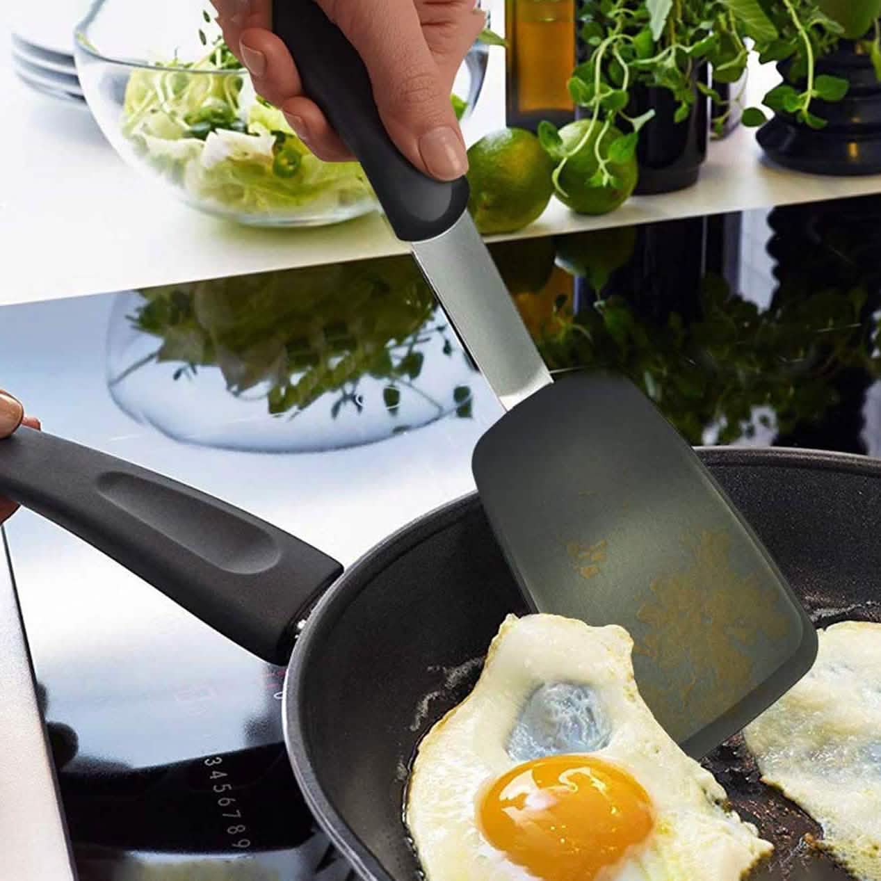 2er-Pack: Unicook Flexibler Silikonpfannenwender