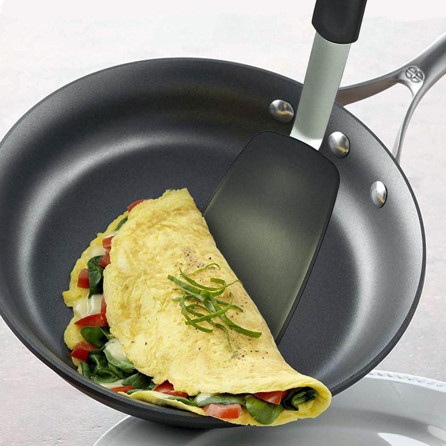 2er-Pack: Unicook Flexibler Silikonpfannenwender