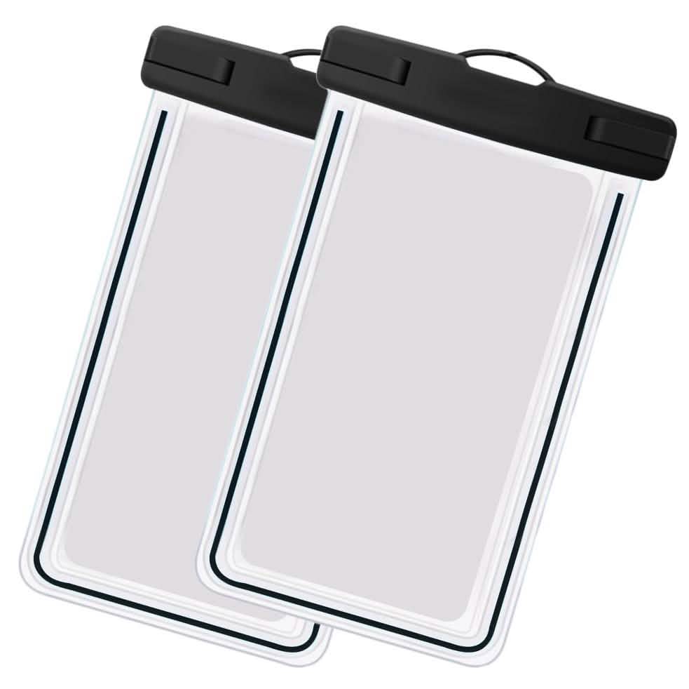 2er-Pack: Universelle wasserdichte Handy-Trockentasche