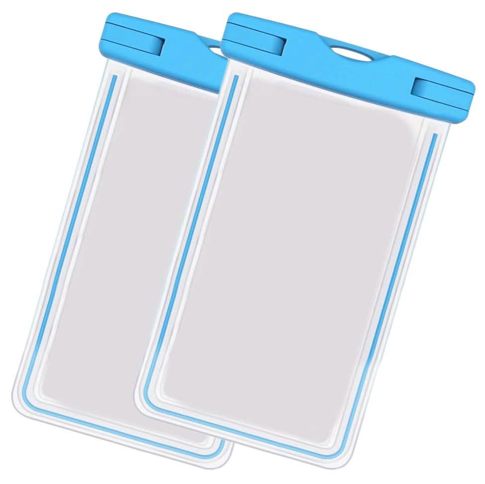2er-Pack: Universelle wasserdichte Handy-Trockentasche