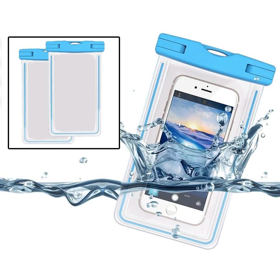 2er-Pack: Universelle wasserdichte Handy-Trockentasche
