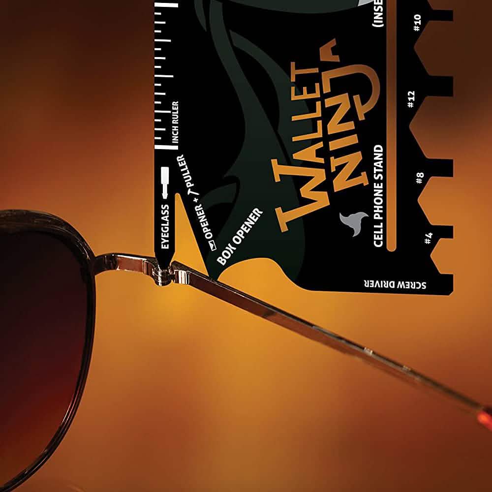 2er-Pack: Wallet Ninja 18-in-1 Kreditkarten-Multitool