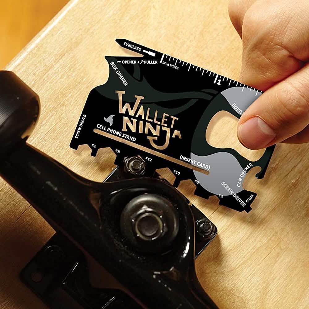 2er-Pack: Wallet Ninja 18-in-1 Kreditkarten-Multitool