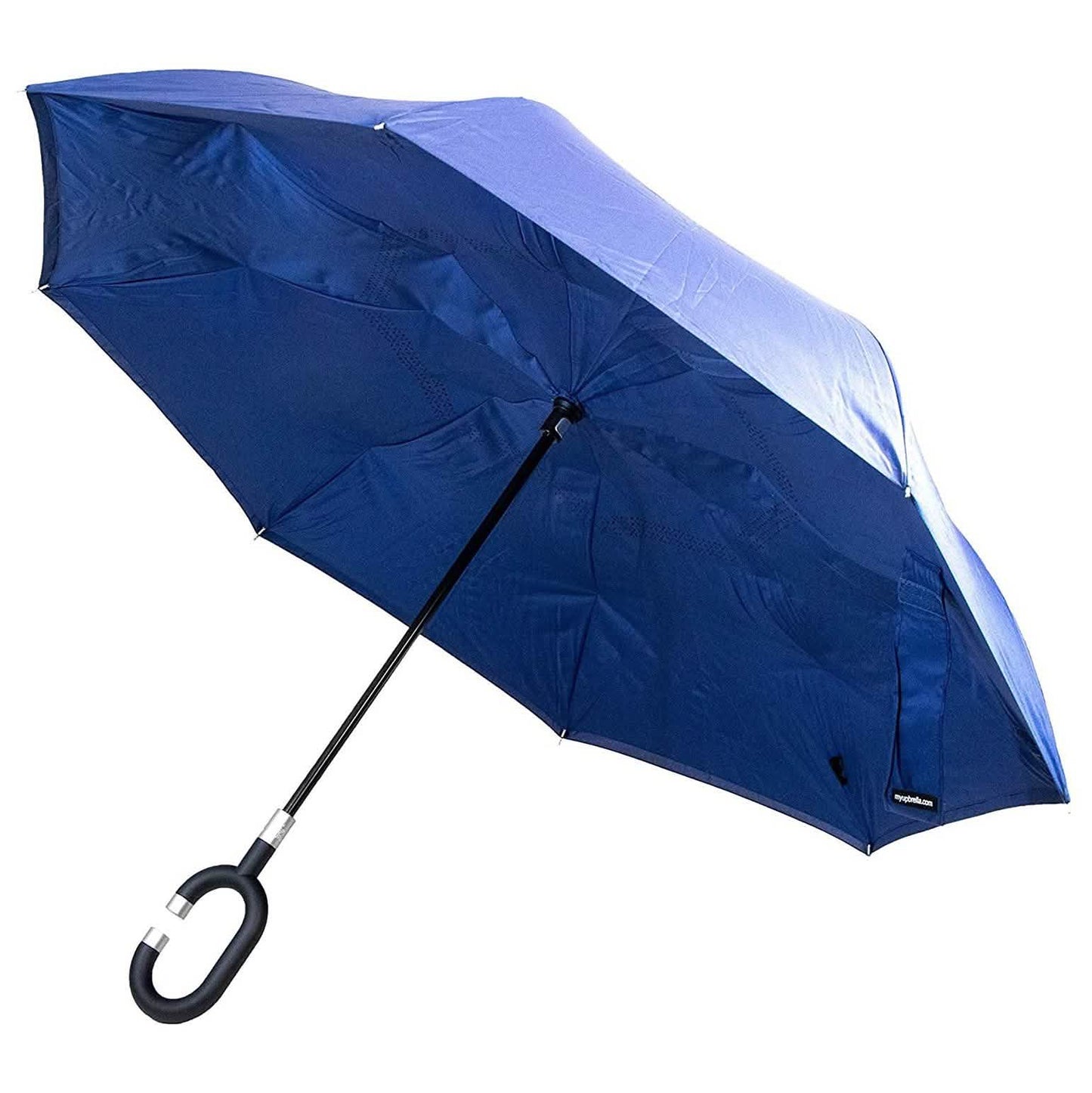 2er-Pack: Wasserdichter und winddichter Regenschirm mit umgekehrter Öffnung und automatischem Schließmechanismus