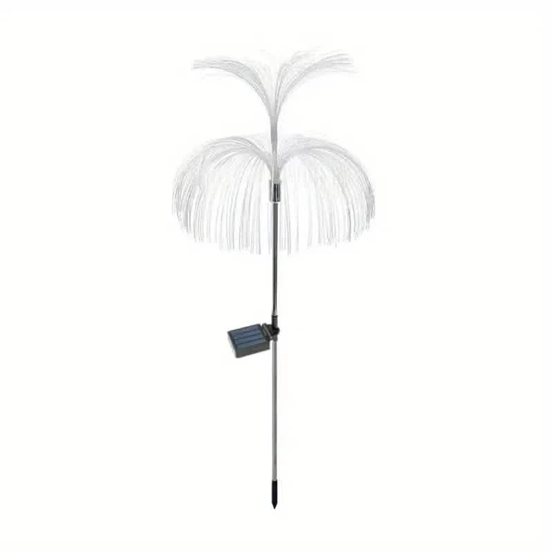 2er-Pack: Wasserdichte Solar-Quallen-Lichtwellenleiterlampe
