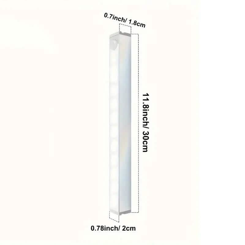 2er-Pack: Kabelloser Bewegungssensor 12" LED-Lichtstreifen