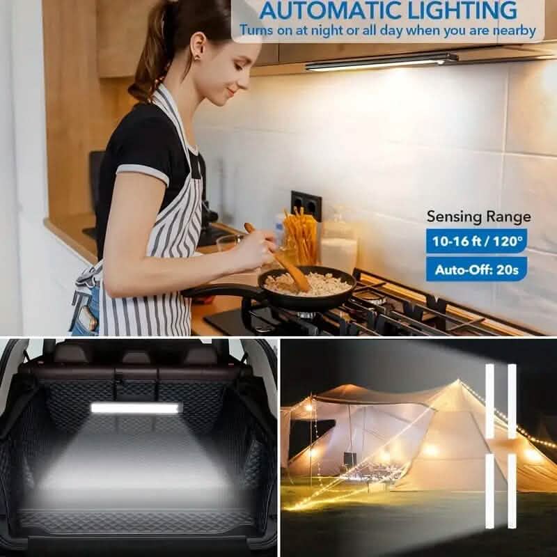 2er-Pack: Kabelloser Bewegungssensor 12" LED-Lichtstreifen