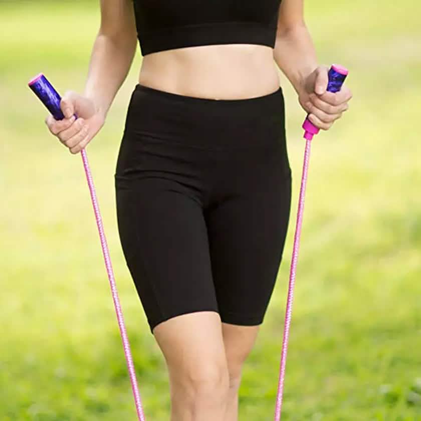 2er-Pack: Damen High Waist Workout Yoga Kompressions-Radlerhosen mit Seitentasche