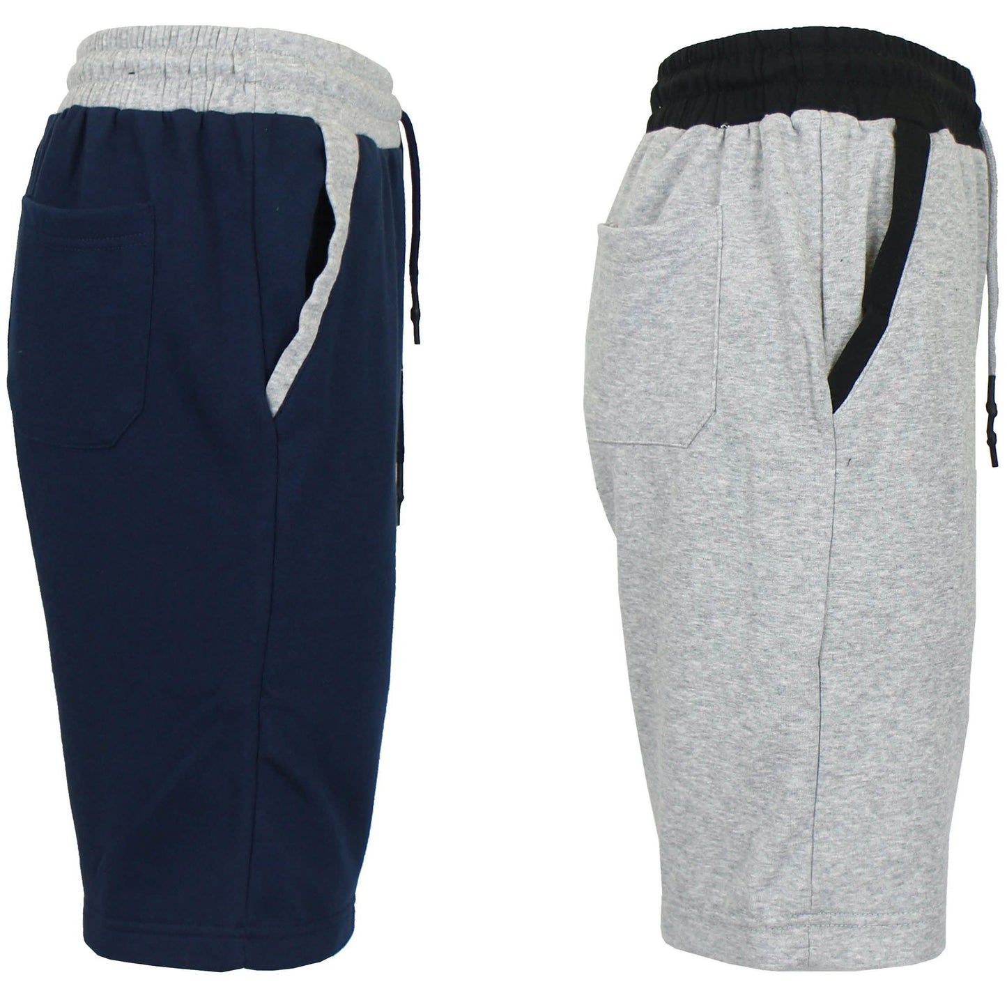2er-Pack: Damen French Terry Jogger Sweat Shorts (Freizeit)