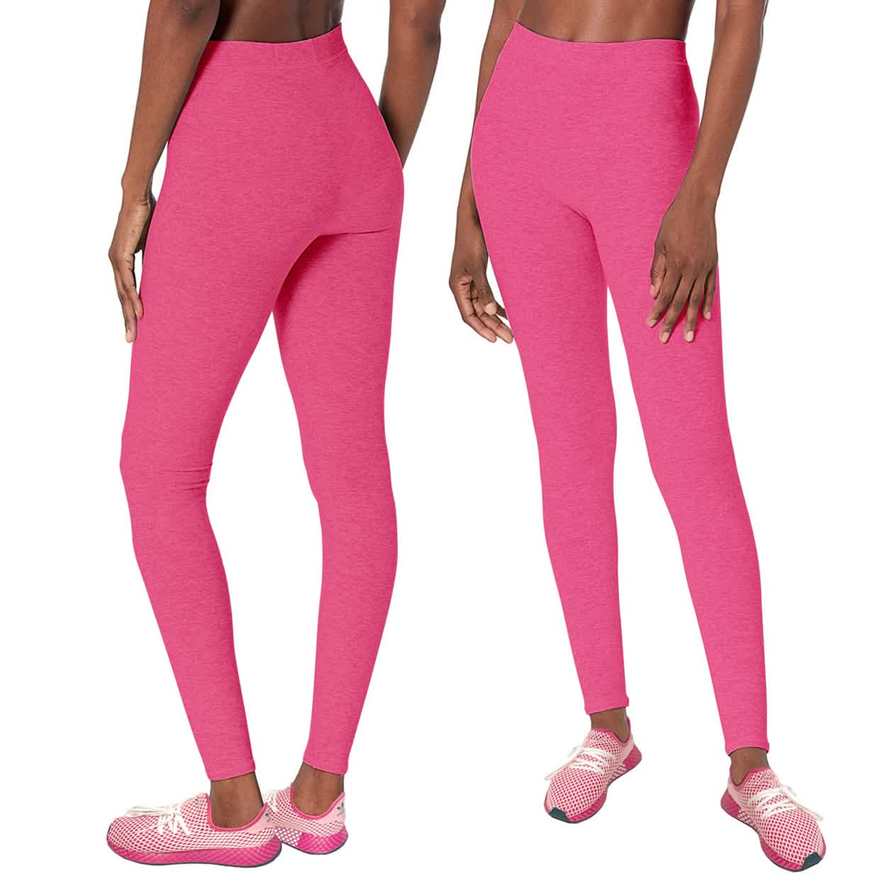 2er-Pack: Nahtlose Damen-Leggings im Space-Dye-Look