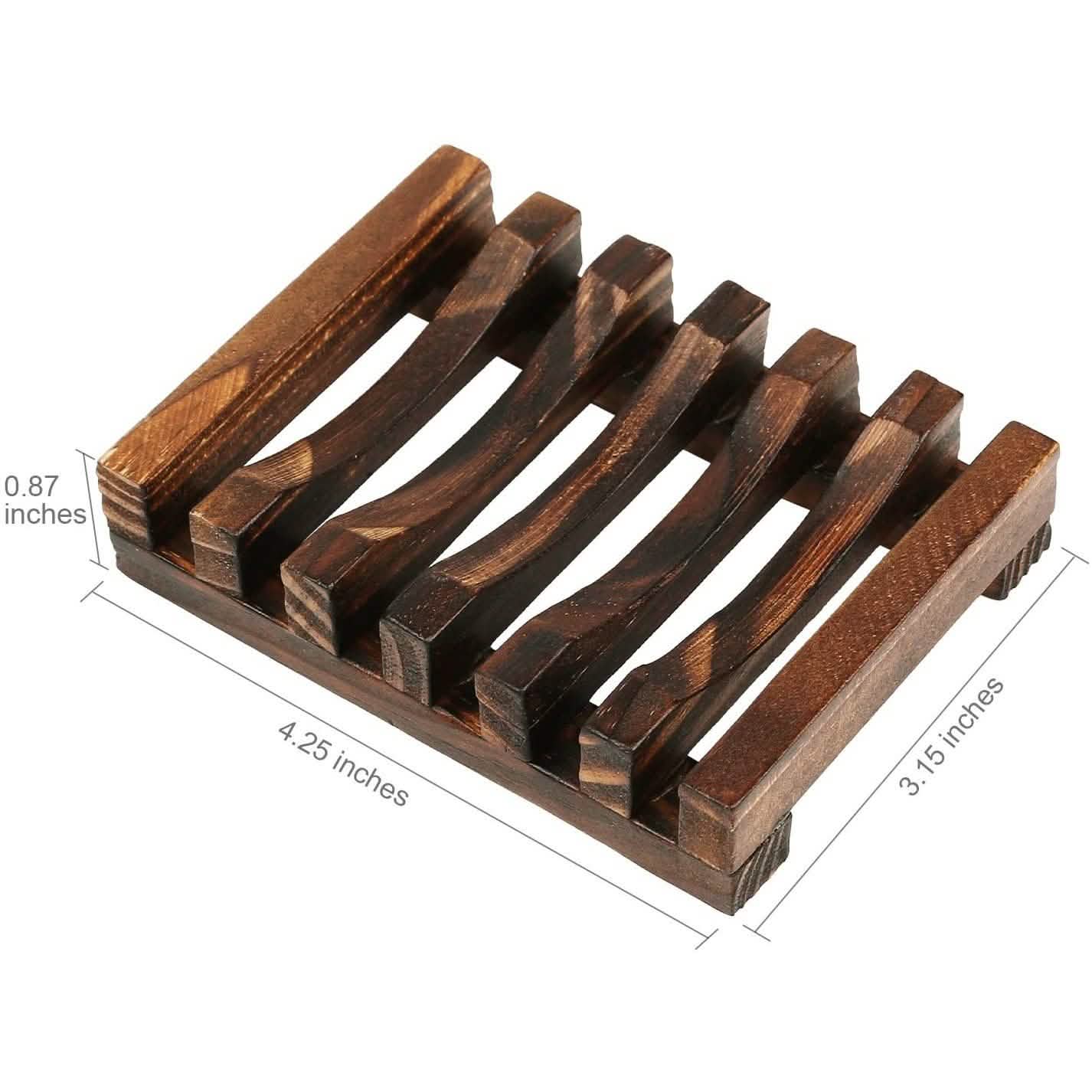 2er-Pack: Seifenablage aus Holz