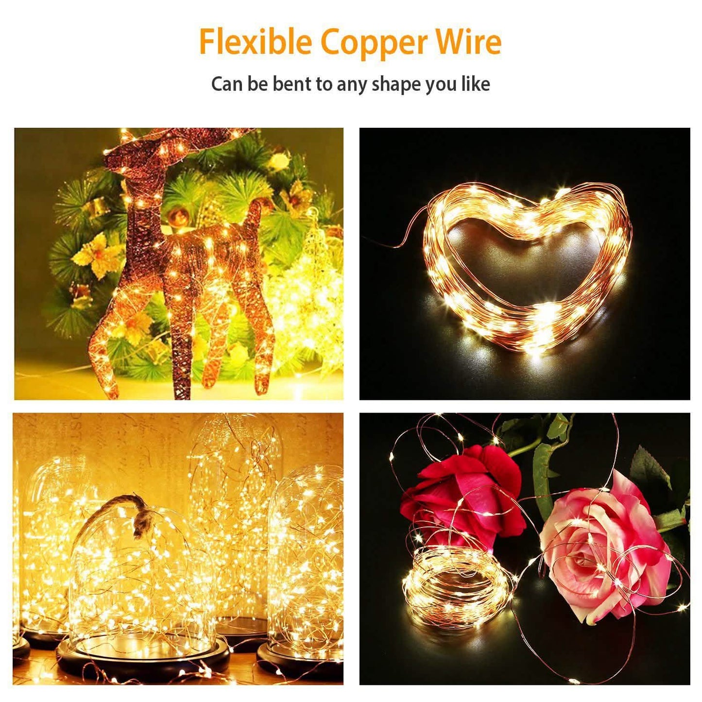 2er-Pack: 100-LED-Lichterkette