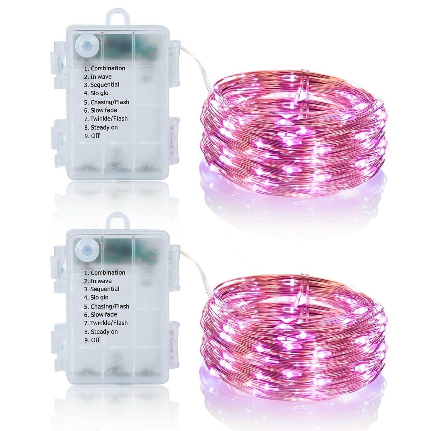 2er-Pack: 100-LED-Lichterkette