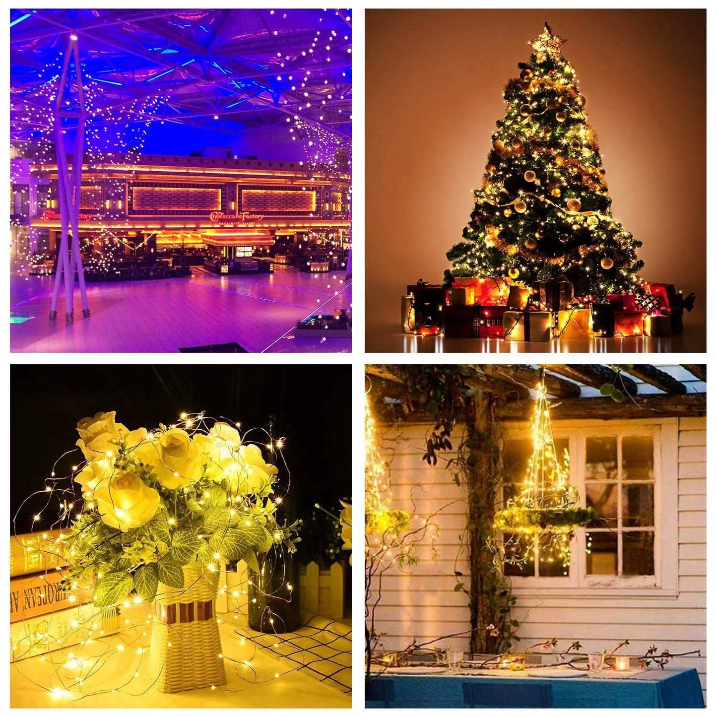 2er-Pack: 100-LED-Lichterkette