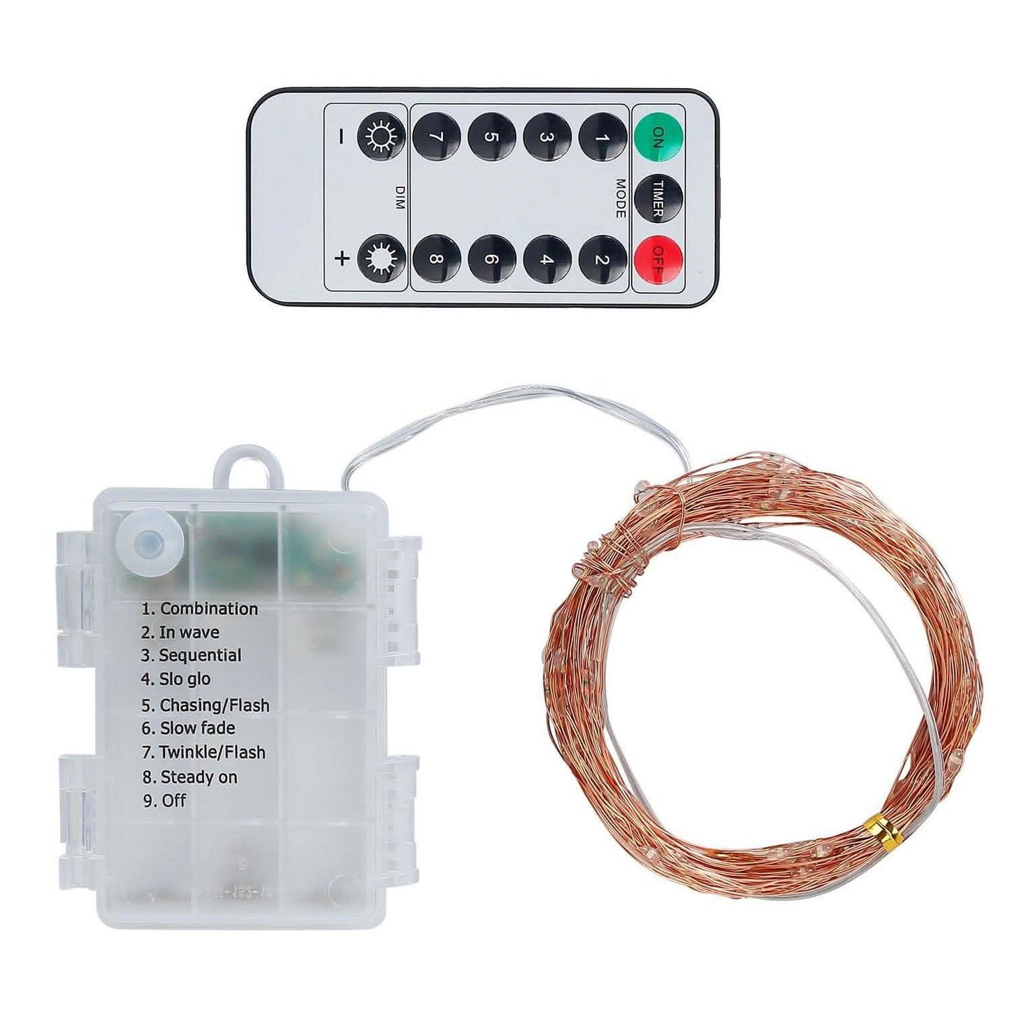 2er-Pack: 100-LED-Lichterkette