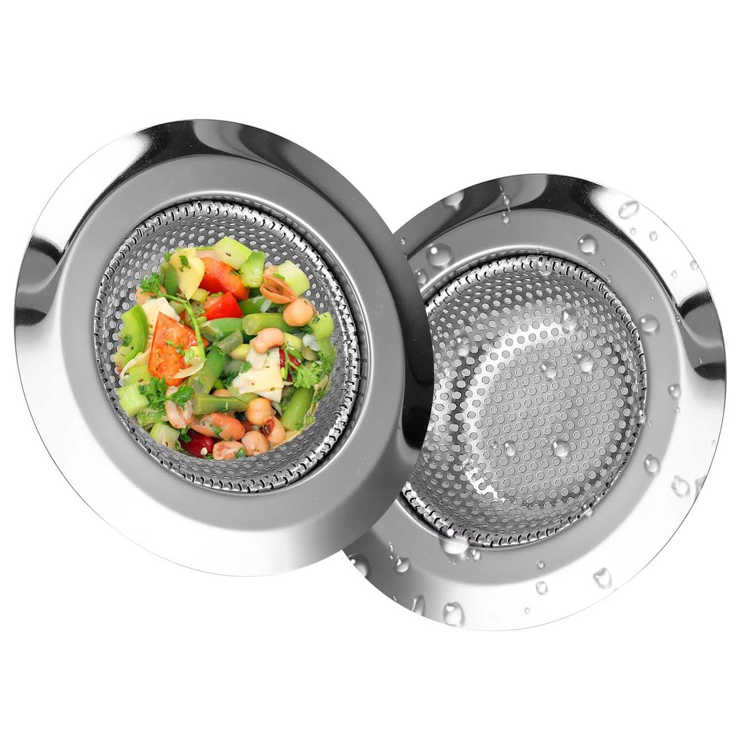 2-teilig: 4,53-Zoll-Spülbeckensieb