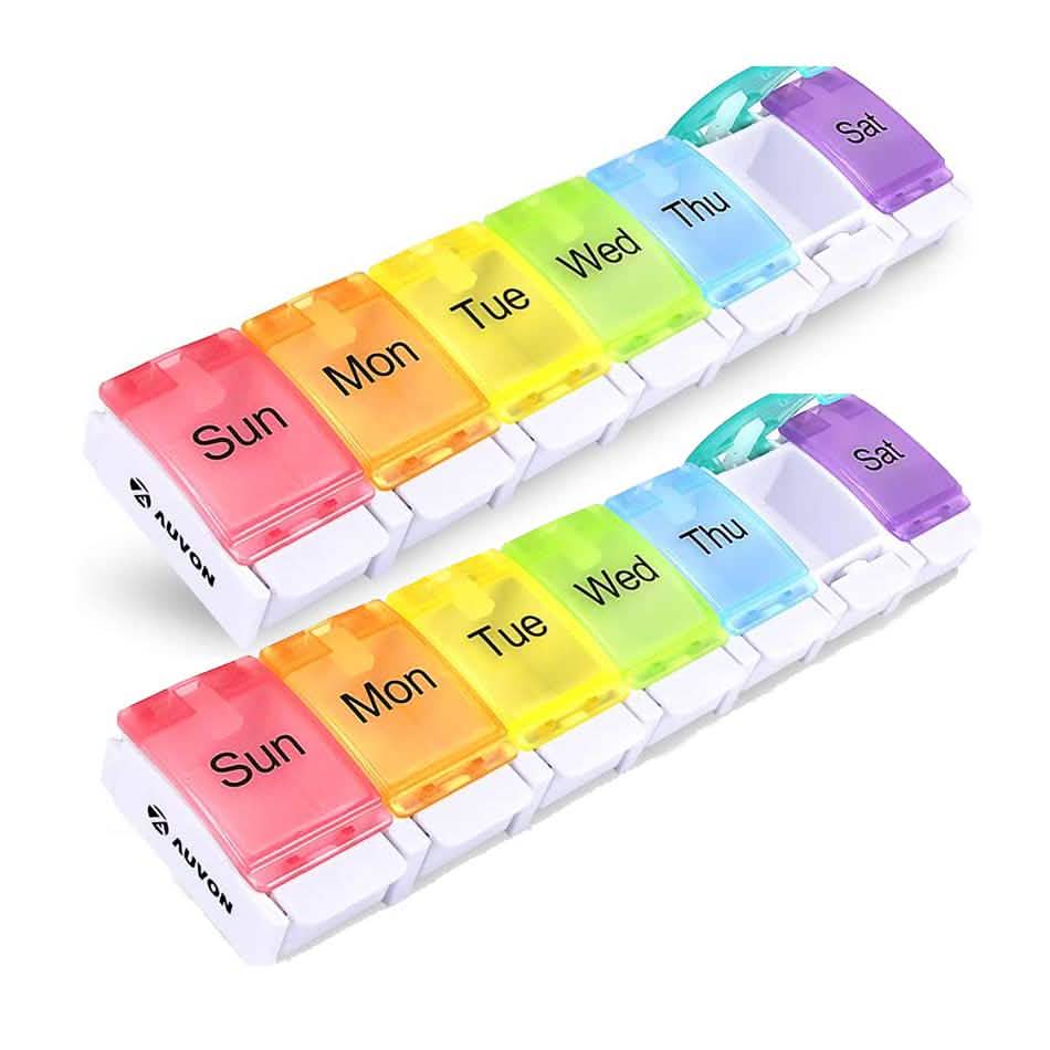 2-teiliges Set: Pillendose für 7 Tage