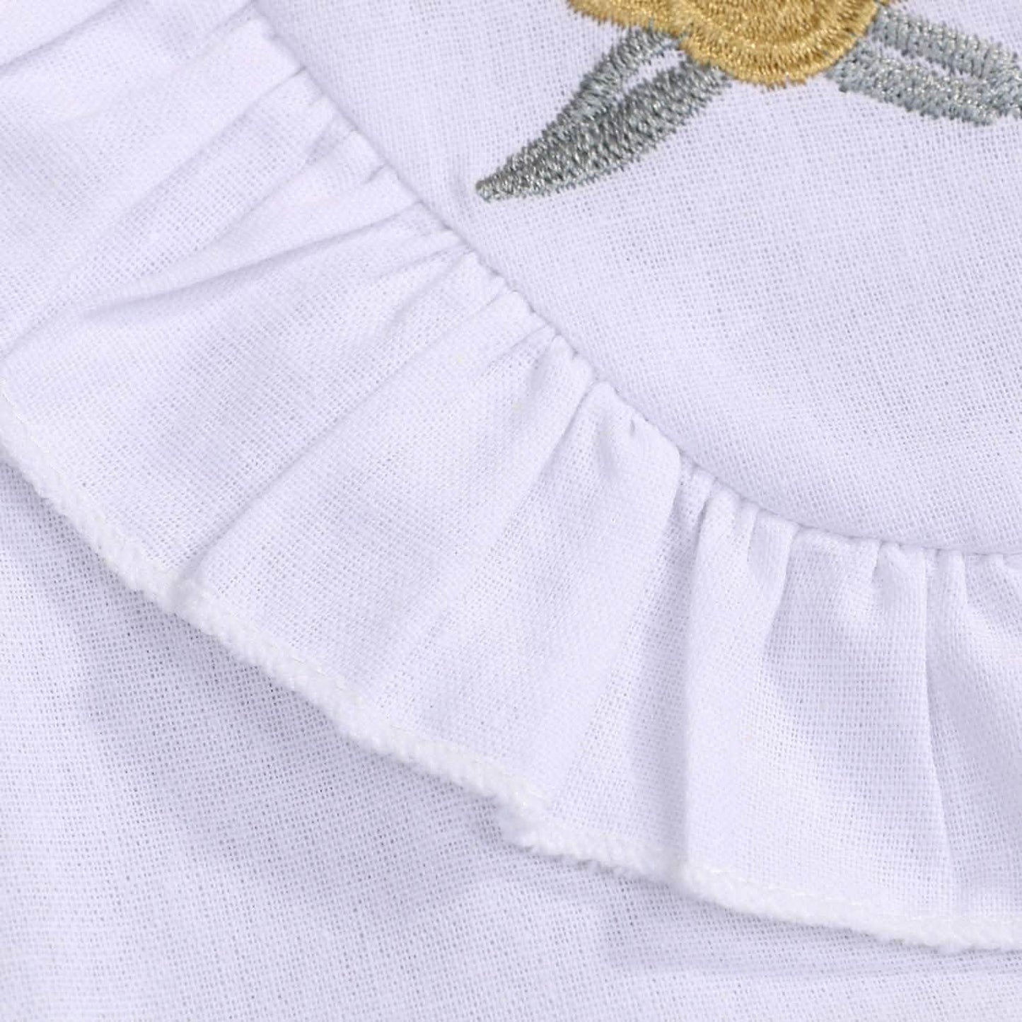 2-teilig: Baby-Mädchen-Outfits Kleidung T-Shirt Weste Tops + Shorts Hosen