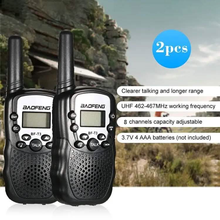 2er-Pack: Baofeng BF-T3 Radio Walkie Talkie