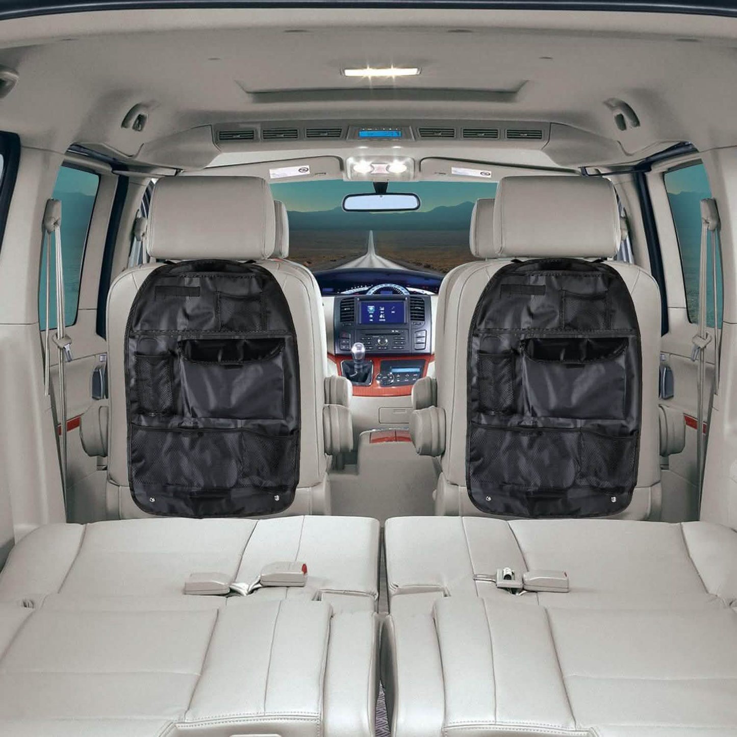 2-teilig: Auto-Rücksitz-Organizer