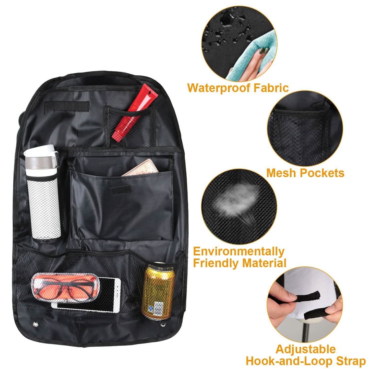 2-teilig: Auto-Rücksitz-Organizer