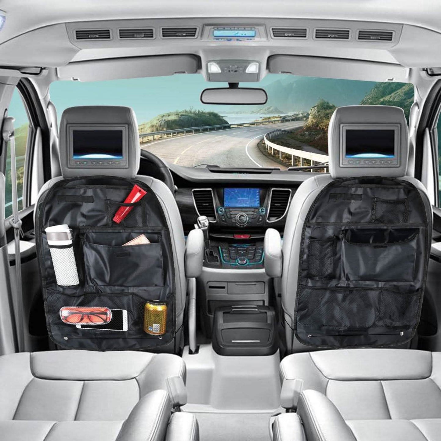2-teilig: Auto-Rücksitz-Organizer