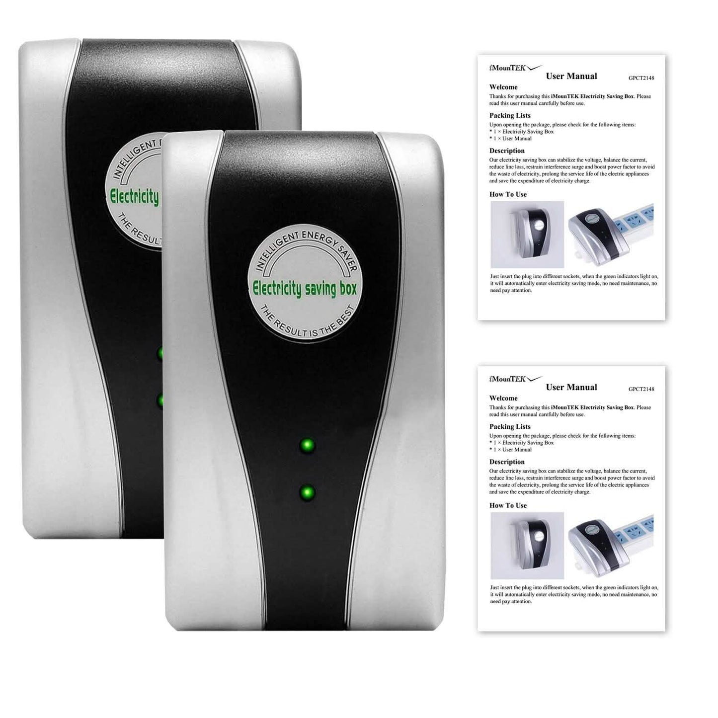 2 Stück: Stromsparbox