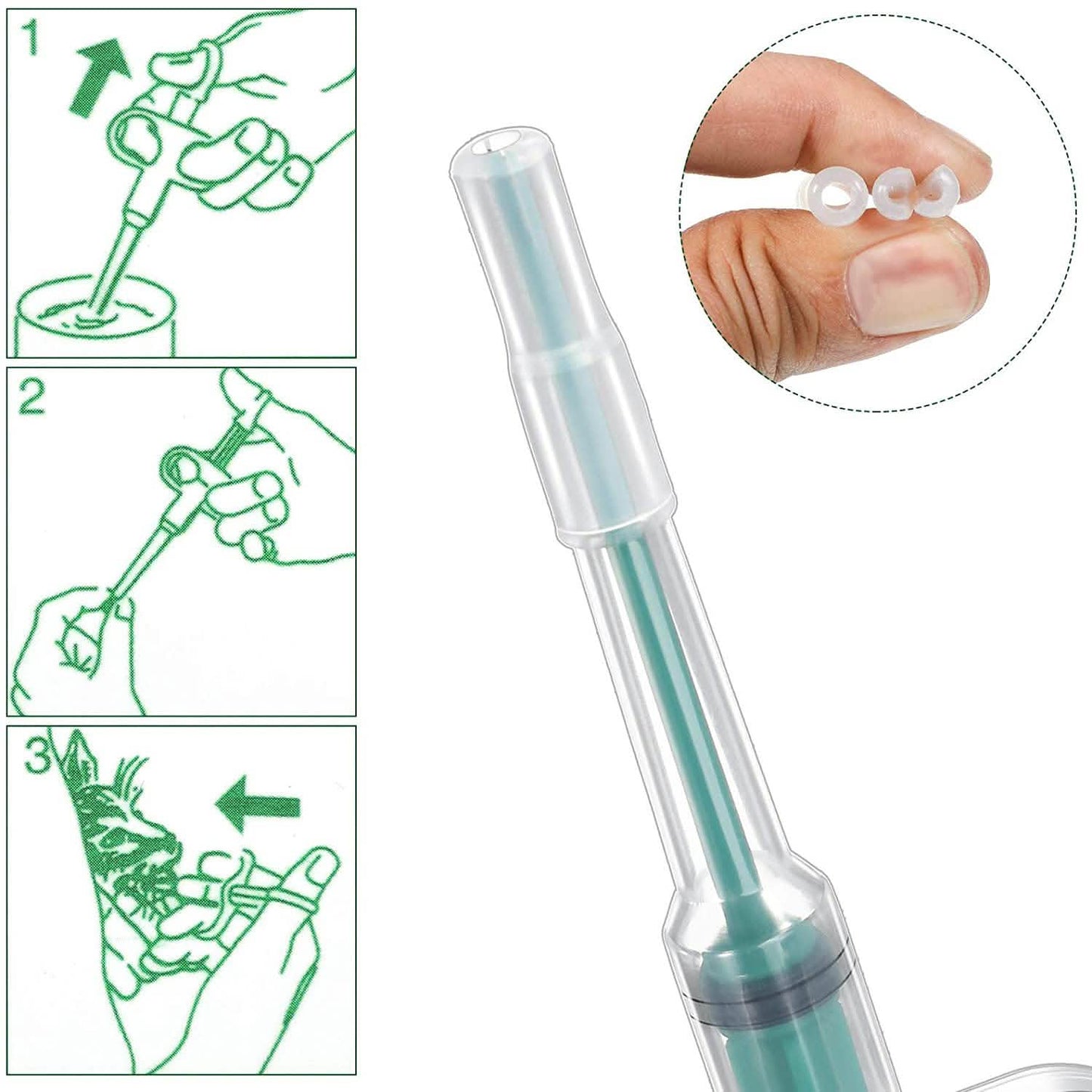 2-teilig: Haustier-Tablettenspritze